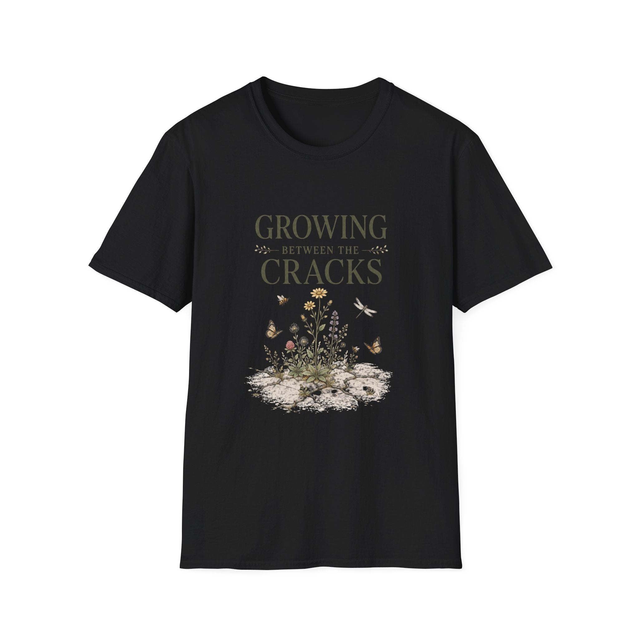 Growing Between The Cracks Tee